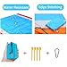 Hisung Sand Free Beach Nlanket, Quick Drying Portable Compact Lightweight Beach Mat – Water/Heat Resistant–Sand Proof Outdoor Beach Blanket for Travel, Camping, Hiking and Music Festivals (82‘’×79‘’)thumb 3