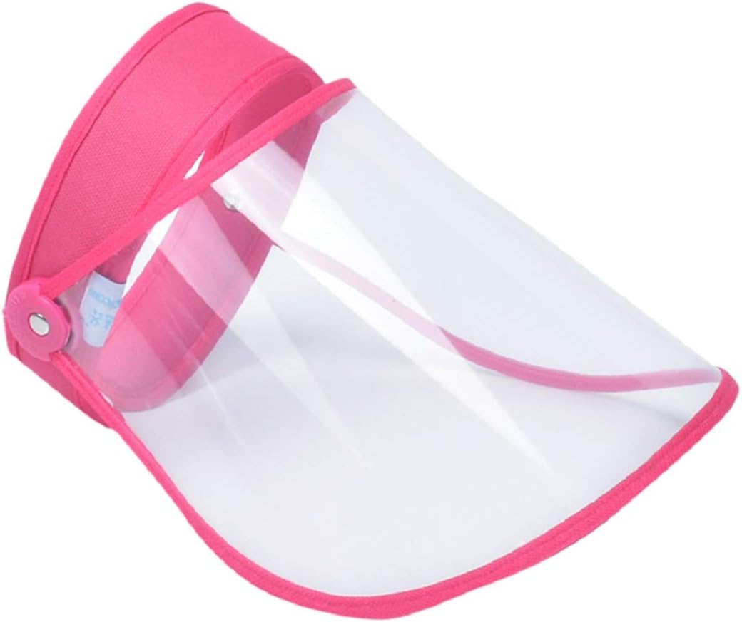 Adjustable UV Face Shield Anti-Fog Full Safet Face Protective Protection Anti-Spitting Splash Facial Empty Top Hat