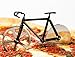 Bicycle Pizza Cutter - Original PIZZA WHEELIE - Dual Stainless Steel Bike Wheels- Includes Kitchen Display Stand