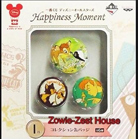 Amazon 一番くじ ディズニーオールスターズ I賞 コレクション缶バッジ バンビ ピーターパン トム アニメ 萌えグッズ 通販