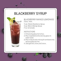 Monin - Blackberry Syrup, Soft and Succulent, Great