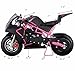 XtremepowerUS Gas-Powered Mini Pocket Motorcycle Ride-on Padded Seat 40cc 4-Stroke EPA Approved, Pink