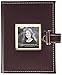 Pioneer Photo Albums 24 Pocket Sewn Leatherette Frame Cover Album with Strap Closure for 4 by 6-Inch Prints, Dark Brown