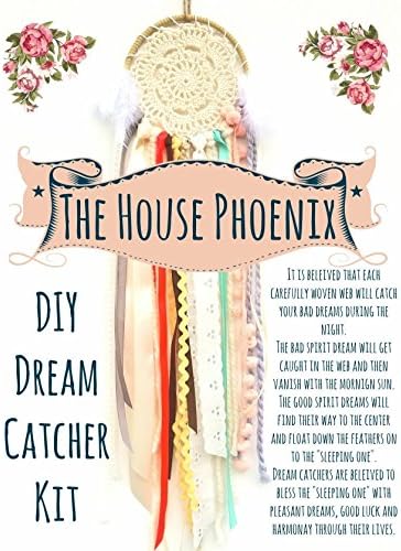 DIY Doily Dream Catcher Kit. Make Your Own Craft Project by The House Phoenix