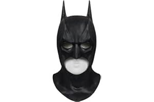 Lyxaof Bat Mask for Adult Man Bat Helmet Cowl Superhero Cosplay Costume Props Dark Knight Bat Headgear for Halloween Dress Up