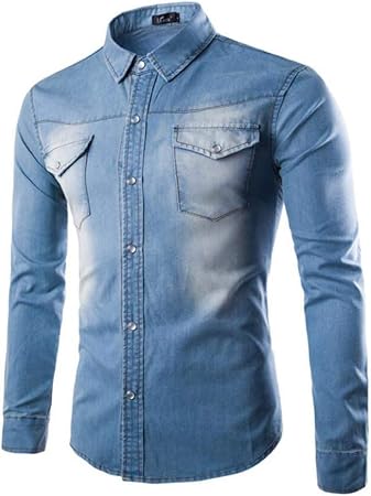 plus size light denim shirt