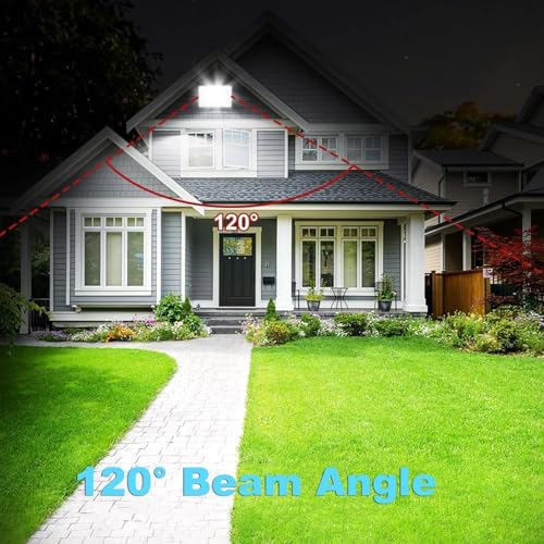 400W Reflectores Led Exteriores,con Interruptor, IP66 Water Proof, para Parques de Atracciones, Jardines, Garajes, Plazas, Fábricas, Estadios, Patios (Sin Enchufe)