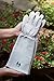 Leather Gardening Gloves by Fir Tree. Premium Goatskin Gloves With Cowhide Suede Gauntlet Sleeves. Perfect Rose Garden Gloves. XL - Men's and Women's Sizes. (See Size Chart Photo)