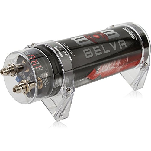 Belva 2.0 Farad Power Capacitor - Red Digital Voltage Display [BB2D]