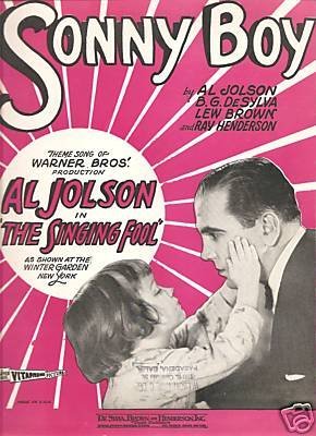 Sheet Music Al Jolson Sonny Boy 113