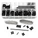 WINGONEER 2.54mm Male Female Dupont Wire Jumper with Pin Header Connector Housing Kit - 1450PCS