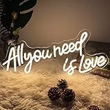 Neon Sign All You Need Is Love-LED Adjustable