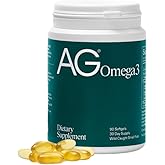 AG1 Omega 3 Fish Oil Softgels – 2000mg EPA & DHA from Wild-Caught Fish, Supports Heart, Brain & Joint Health | 90 Capsules | Athletic Greens Supplement