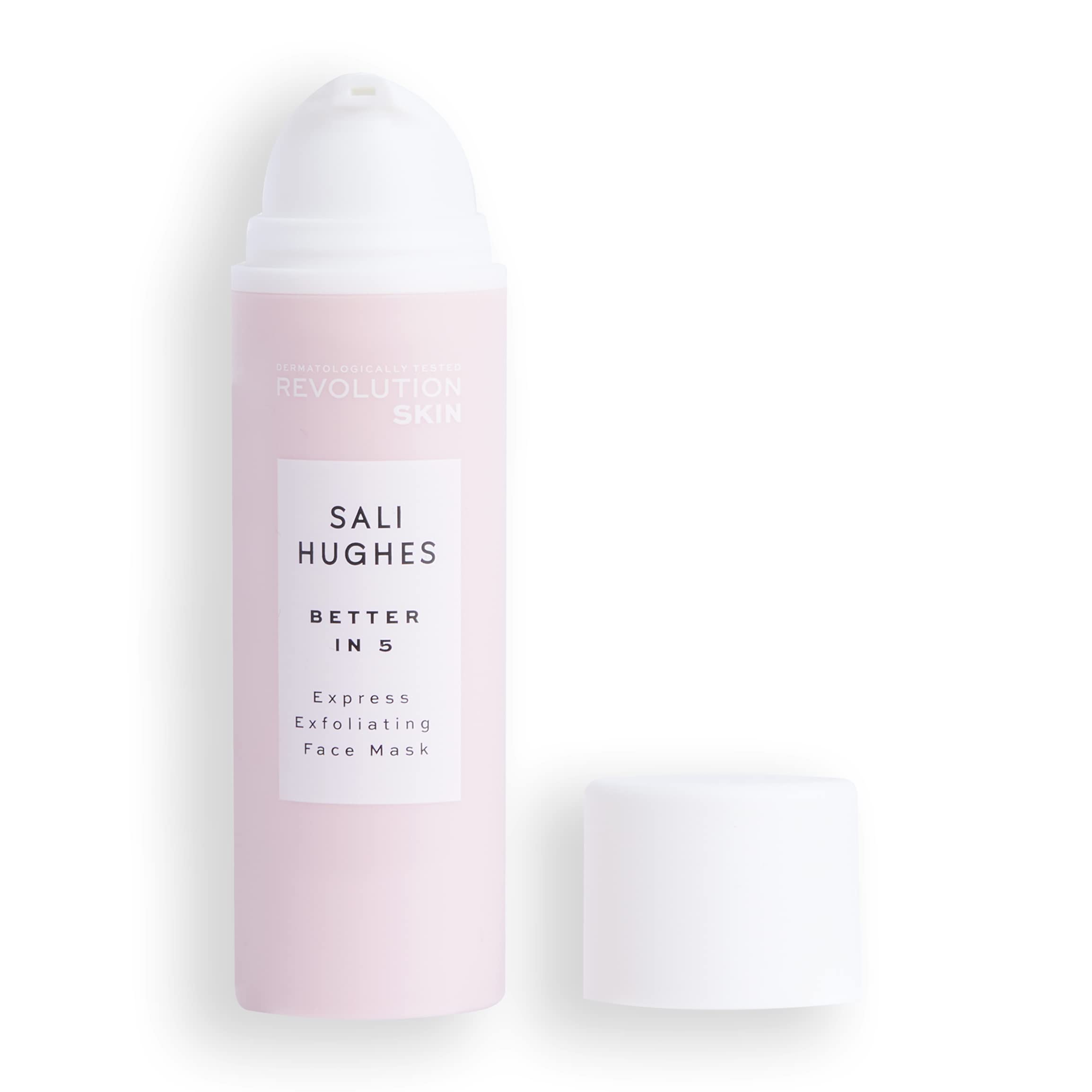 Revolution Skincare London X Sali Hughes Better in 5 Express Exfoliating Mask, Allow Dull Skin to Shine, For All Types, 50ml