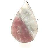 Genuine Pink Tourmaline 925 Solid Sterling Silver Ring Size 7.5