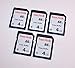 SanDisk Lot of 5 SD card 4gb class 4 Secure digital memory and photo storage New