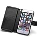 iPhone 6 Plus Case, iPhone 6s Plus Case, TabPow [Wallet Case] 9 Card Holder [Detachable Wallet Folio] PU Leather Flip Case Cover for iPhone 6 Plus/iPhone 6s Plus (5.5 inch), Black