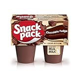 Snack Pack Chocolate Fudge Pudding Cups, 4 Count