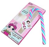 L.O.L. SURPRISE!  Mystery Flavor Jumbo Candy Cane + 4 Bonus Stickers, 2.12oz