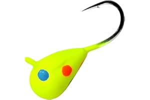 Temorah 5 Pieces 3.0-6.0mm Teardrop Tungsten Ice Jig