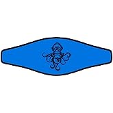 Innovative Scuba Concepts Scuba Diving Mask Strap Wrapper Blue Octopus