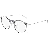 Montblanc Pantos Eyeglasses MB0099O 001 Gray/Silver/Transparent 48mm 0099