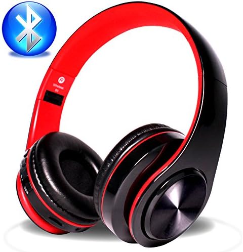 LIFEON Stereo Wireless Bluetooth Headphone with Mic For Phone Laptop Over Ear Earphone for Running Sport