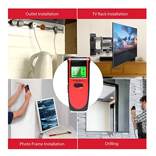 image for INTLMATE Stud Finder Sensor Wall Scanner 4 in 1 Electrical Multi Funct