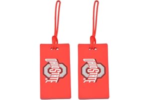 COLLEGIATE PULSE Ohio State Buckeyes Pack of 2 PVC Luggage Tags