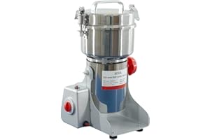 AISTAN 800g Electric Grain Grinder Mill 3000W High-Speed Spice Herb Grinder Commercial Superfine Machine Dry Cereals Pulveriz