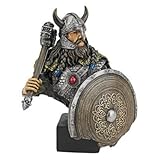 Design Toscano Viking Warrior with Thor's Thunder Hammer Statue