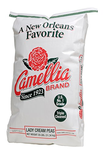 Camellia Brand - Lady Cream Peas, Dry Beans (25 Pound Bag)