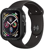 Spigen Rugged Armor Designed for Apple Watch Case for 44mm Series 5 / Series 4 - Black