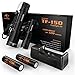 KANGORA LED Flashlight Kit - 5 Modes - Water-Resistant Handheld Flashlights with Rechargeable 18650 Battery Charger for Camping, Hiking, Cycling, and Emergency Search Missions