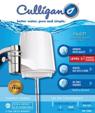 Culligan Water Filter Faucet Mount FM-15