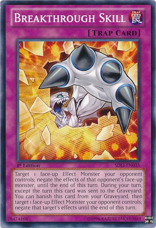 Yu-Gi-Oh! - Breakthrough Skill (SDLI-EN035) - Structure Deck: Realm of Light - 1st Edition - Common
