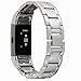 Lwsengme Metal Bands for Fitbit Charge 2,Charge2 Tracker Replacement. Magnet Strap Lock Large Small (Lihgt Metal, 5.5