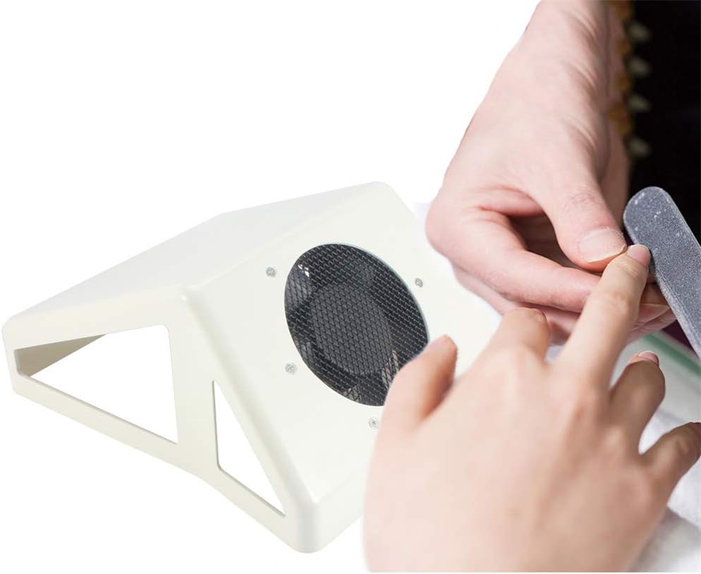 MTNAILS 65W Strong Nail Vacuum Cleaner With Adjustable Speed Fans Dust Suction Collector Nail Art Equipment Manicure Tools Includes Two Dust Bags