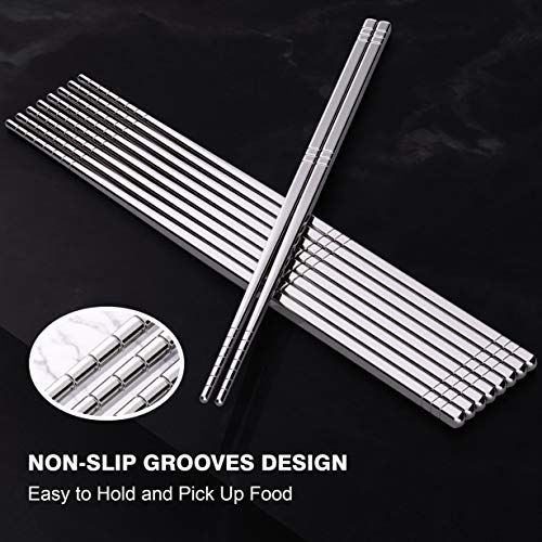 3 Omia+Stainless+Chopsticks+Dishwasher+Lightweight