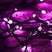 Qedertek 200 LED Solar Christmas Lights, 72 ft Fairy Decorative Garden String Lights for Home, Patio, Porch, Lawn, Party and Holiday Decorations (Pink)