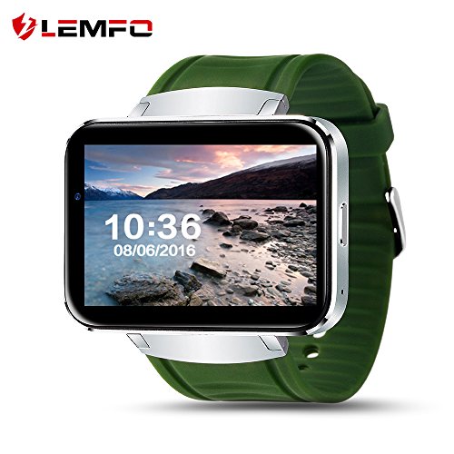 Lemfo lem4 smart watch cell phone with android 4.4 os m…