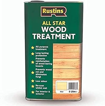 Rustins All Star Wood Treatment 5ltr Brand New All Purpose Protection