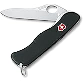 Canivete Victorinox Sentinel One Hand Clip, Preto, 5 funções