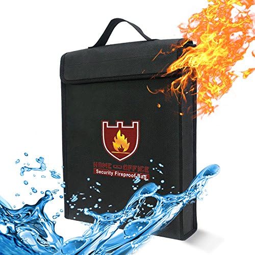 Portable file bag Fireproof and waterproof Protect important documents and property Heat proof and explosion proof