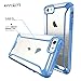 iPhone SE Case, iPhone 5S Case, iPhone 5 Case, POETIC Affinity Series Premium Thin/No Bulk/Slim fit/Clear/Dual material Protective Bumper Case for Apple iPhone SE Blue/Clear