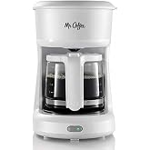 Mr. Coffee 2134286 &reg; 5-Cup Mini Brew Switch Coffee Maker, White