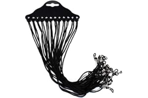 12Pcs / Lot Black Nylon Glasses String Cord Sunglasses Holder for Tavel Glasses Cord Neck Rope Strap Clever Treatment