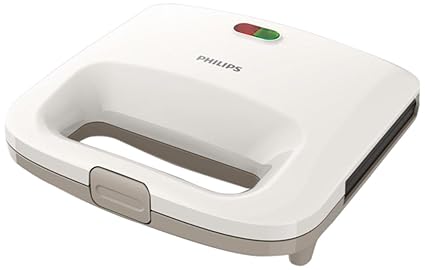 Philips 8710103668855 Appareil à croque-monsieur HD2392/00 Sandwichmaker polycarbonate beige/weiß