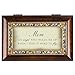 Cottage Garden Mom An Angel Jeweled Dark Wood Finish Jewelry Music Box - Plays Tune Wind Beneath My Wings