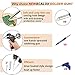 NEWACALOX Soldering Gun Kit, Automatic Solder Iron Set with Desoldering Pump and On/Off Switch, Tweezers, Soldering Wires, for Circuit Board Repair 80W 110V, 896℉